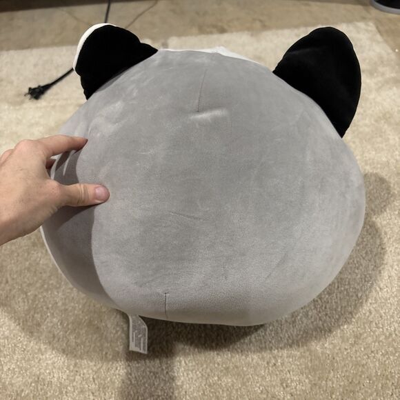 ZURU Snackles Subway Husky Nigel 14" Plush Soft Stuffed Animal Gray - Picture 2 of 3